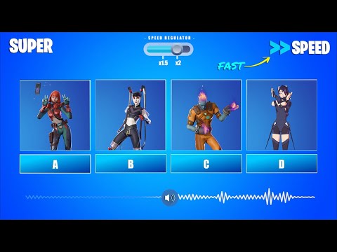 GUESS THE FORTNITE DANCE IN FAST SPEED  - Fortnite Challange - PART 1 | Super