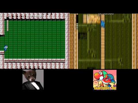 Let's Race Megaman 1 Blind: SassyRedYoshi vs Bear0fLove Part 2