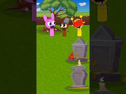 help pinki escape from zombie simon and grey #sprunki #sprunkiincredibox #animation