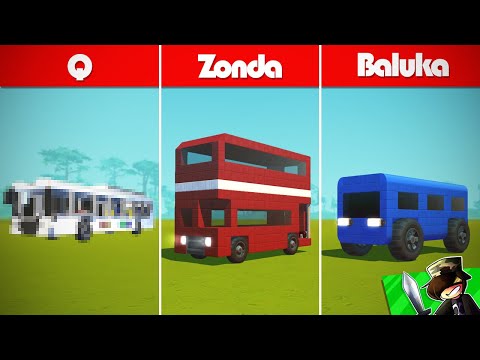 Q vs ZONDA vs BALUKA! 🔥 - 5 perces építmények - Scrap Mechanic