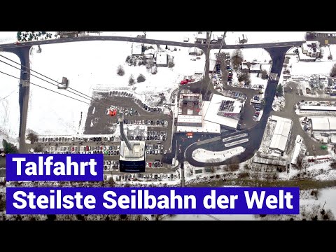 Käthi 2.0 - Schilthorn - Talfahrt - die steilste Seilbahn der Welt