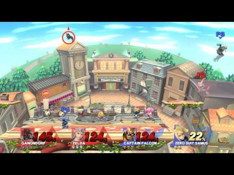 Anthony (Ganondorf) & Nick (Zelda) vs. Elias (Falcon) & Davio (ZSS) - Doubles