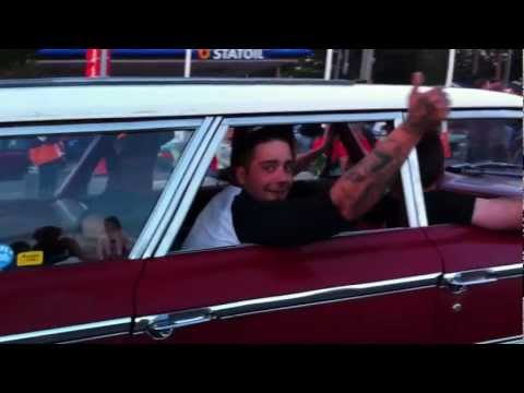 Kompressormatad GTO som gör värsta burnouten på Classic Car Week 2012