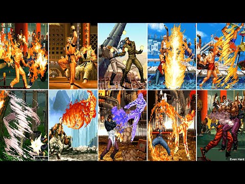 The King of Fighters '95 All Super Desperation Move 4K 60FPS