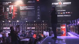 Greeting teams before final @ StarLadder Season 3