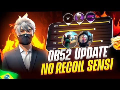 OB52 BEST SENSITIVITY 🔥🤯 HOW TO MAKE OWN SENSITIVITY AFTER OB51 UPDATE 💀 2GB - 3GB - 4GB - 6GB - 8GB