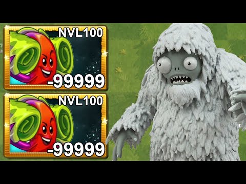 Super Rhubarbarian Level 100 Vs All Zombies - Plants Vs Zombies 2