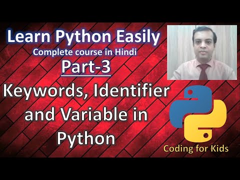 Python Tutorial Part 3 Keywords Identifier Variable And Comments In Python Cbse Class Xi