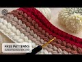 VERY EASY Crochet Pattern For Beginners 1 ROW REP ️ Crochet Stitch For Baby Blanket Bag