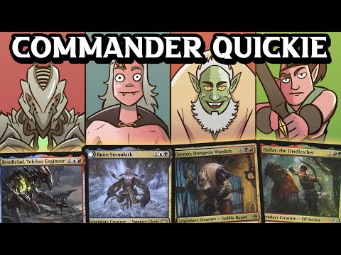 Brudiclad vs. Runo vs. Grenzo vs. Hallar | Commander Quickie