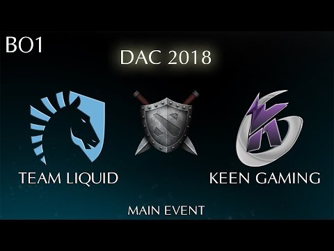 Liquid vs Keen Gaming Highlights DAC 2018 Major Main Event