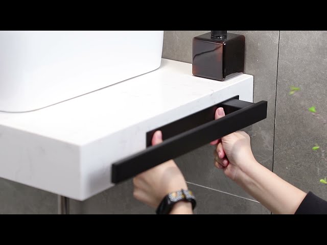 Vídeo relacionado con ZACK Carvo 40511 Hand Towel Rail Stainless Steel 44 cm Black