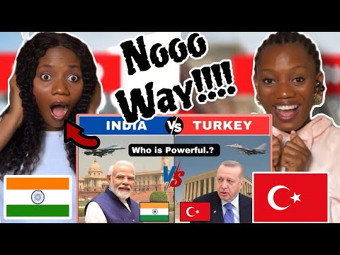 Foreigners Reaction To Turkey vs India Millitary Power Comparison 2025 🇹🇷🇮🇳