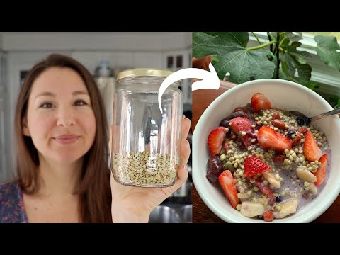 EASY Overnight Buckwheat for a HEALTHY VEGAN Breakfast! WHOLE FOOD PLANT BASED Breakfast