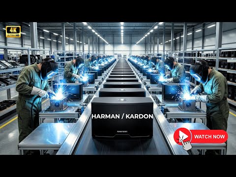 Inside the HARMAN KARDON  speaker factory: The HARMAN KARDON Bluetooth speaker production process