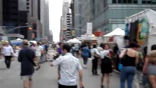 new york street closed market and vendors are welcome