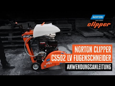 🛠️ Wie bedient man den Norton Clipper CS502 LV Fugenschneider | Anwendungsanleitung