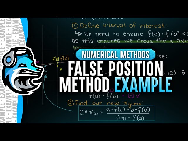 Understanding the False Position Method: A Step-by-Step Example | Magica