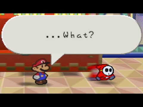 Paper Mario's HILARIOUS Shy Guy AI