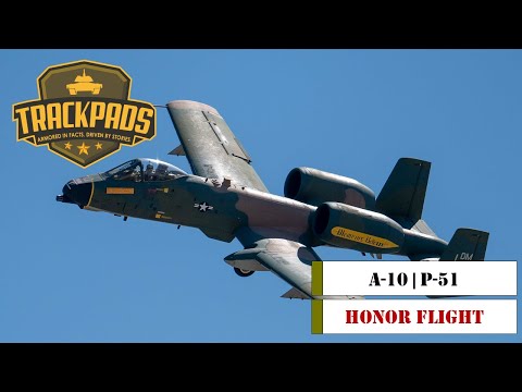 Cockpit Camera - A-10 Honor Flight with F-16 and P-51