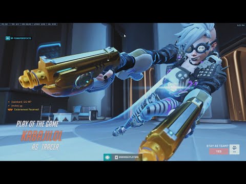 POTG! KABAJI INSANE SOJOURN + TRACER OVERWATCH 2 SEASON 2 GAMEPLAY