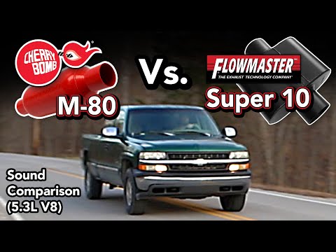 Cherry Bomb M-80 vs. Flowmaster Super 10 - Which sounds better? - 5.3 V8