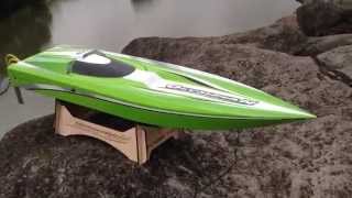 Thunder Tiger Olympian speed powerboat PUT IN 6s lipo RTR ready to race!