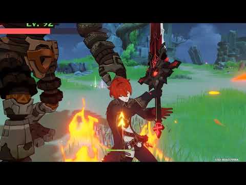 Diluc solos the 4 Ruin Guards