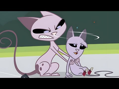 Cat Scratch! | Rebel With a Claw/Swap Wrecked Kid vs. Kat | Videos for Kids | WildBrain Superheroes
