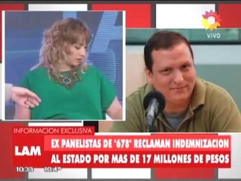 Un ex panelista de 678 insultó y amenazó a María Julia Oliván