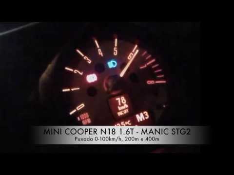 Mini Cooper S N18 - MANIC stg2 - 0-100 e 0-200km/h