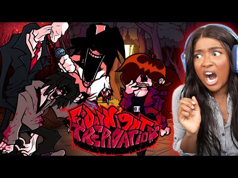 SlenderMan, Jeff the Killer, and Lost Silver ARE BACK!!  | Friday Night Funkin' [Trepidation UPDATE]
