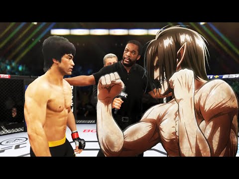 PS5 | Bruce Lee vs. Yeager Eren Anime (EA Sports UFC 4)