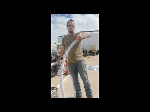 Muck Scupper Field Test. Water Evacuation Tool.