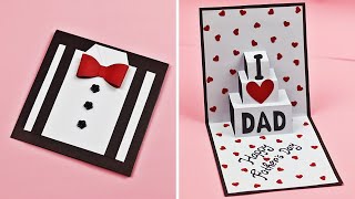DIY Father&#39;s Day Greeting Card Idea | Easy Pop Up Card For Father&#39;s Day | Father&#39;s Day Card