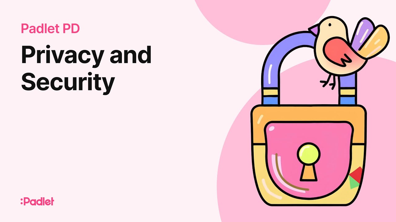 Padlet PD | Video 5 | Privacy and Security