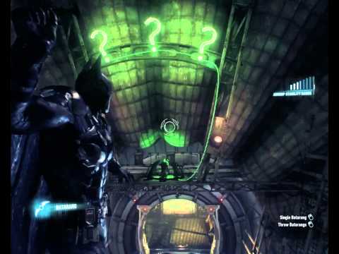 (Obsolete) Batman Arkham Knight walkthrough part 47: Stagg's Airship riddle trophies p4