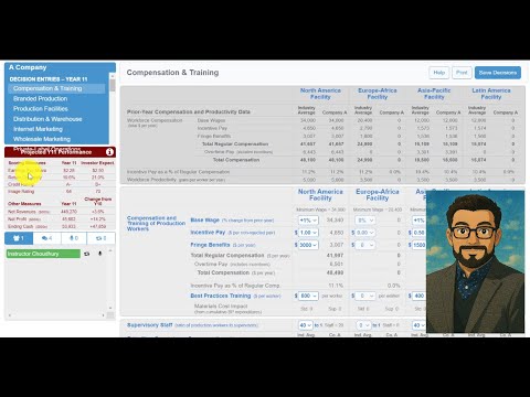 Business Strategy Game BSG Tutorial 1 - How to Make Decisions in BSG: BEST Strategies - DR CHOUDHURY