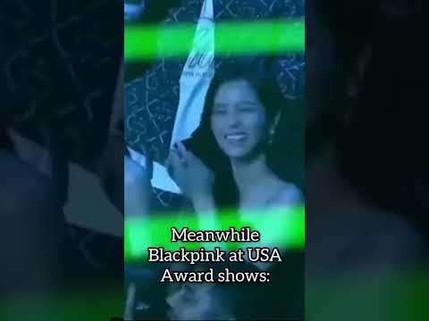 Blackpink at Korean award shows vs at  American award shows #blackpink
