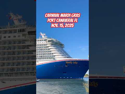 Thumbnail for So happy we have Carnival Mardi Gras back in Port Canaveral!