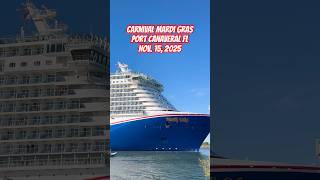 So happy we have Carnival Mardi Gras back in Port Canaveral!