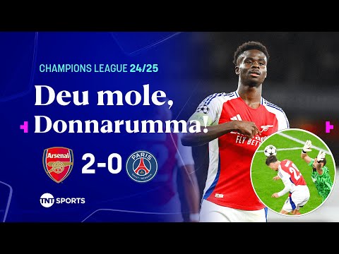 Gols e lances de Arsenal x PSG