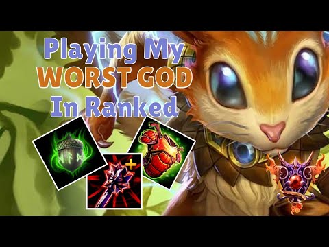STATISTICALLY My WORST God In Ranked Joust - SMITE Masters Ranked Joust - Ratatoskr Gameplay