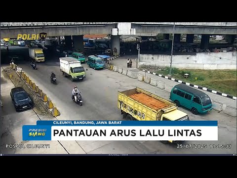 NTMC POLRI - PANTAUAN ARUS LALU LINTAS SIANG 25/07/25