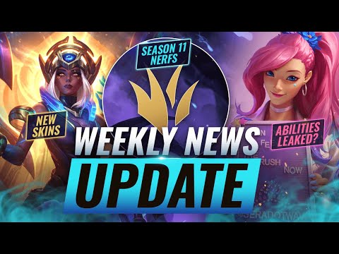 NEW UPDATES: Seraphine Abilities LEAKED? + Upcoming JG & Mid Nerfs & MORE - League of Legends