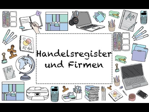 Lernvideo zur Firma und zum Handelsregister