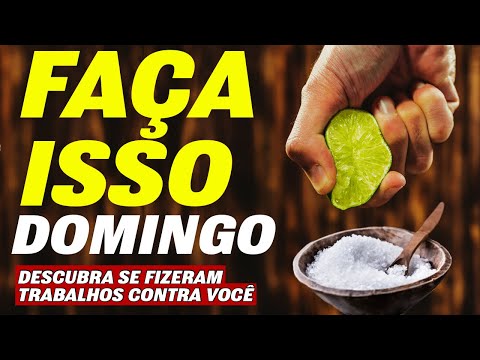 FAÇA ISSO NO PRÓXIMO DOMINGO | RITUAL DO LIMÃO COM SAL PARA REMOVER ENERGIAS NEGATIVAS