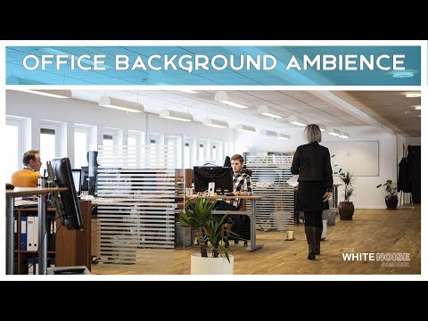 Office Background Noise - Busy Office Sounds - 8 Hours