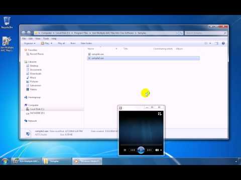Join Multiple AAC Files Into One Software