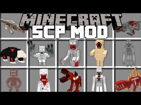 Minecraft SCP MONSTER EXPERIMENT MOD / FIGHT OFF SCP CREATURES BEFORE THEY KILL YOU!! Minecraft Mods